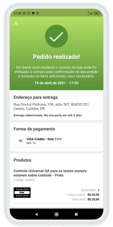 Release Notes Maio  App Commerce – Neomode