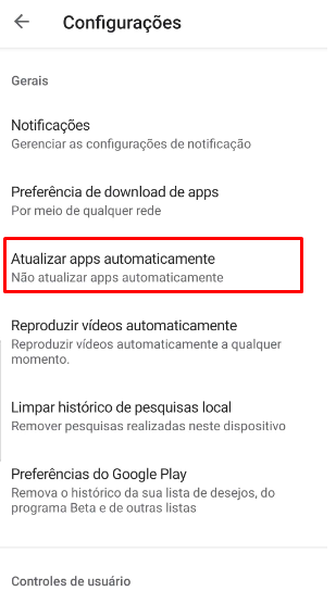Google Play Store agora permite definir preferência de download
